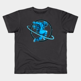 astronaut astros space city Kids T-Shirt